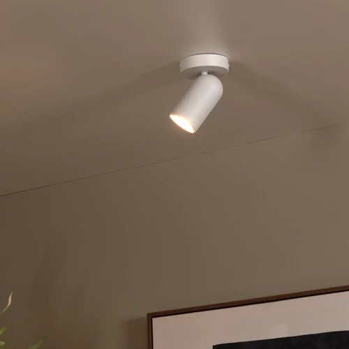 Lucide PUNCH - Plafondspot - 1xGU10 - Wit - sfeer 1